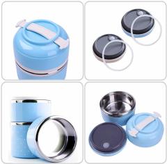 Mavi 2 Katman Yemek Termosu