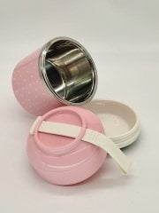 Pembe Tek Katman Yemek Termosu