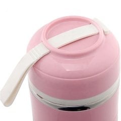 Pembe Tek Katman Yemek Termosu