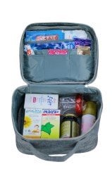 Frelso Seyahat Kişisel Bakım Kozmetik İlaç Çanta Seti