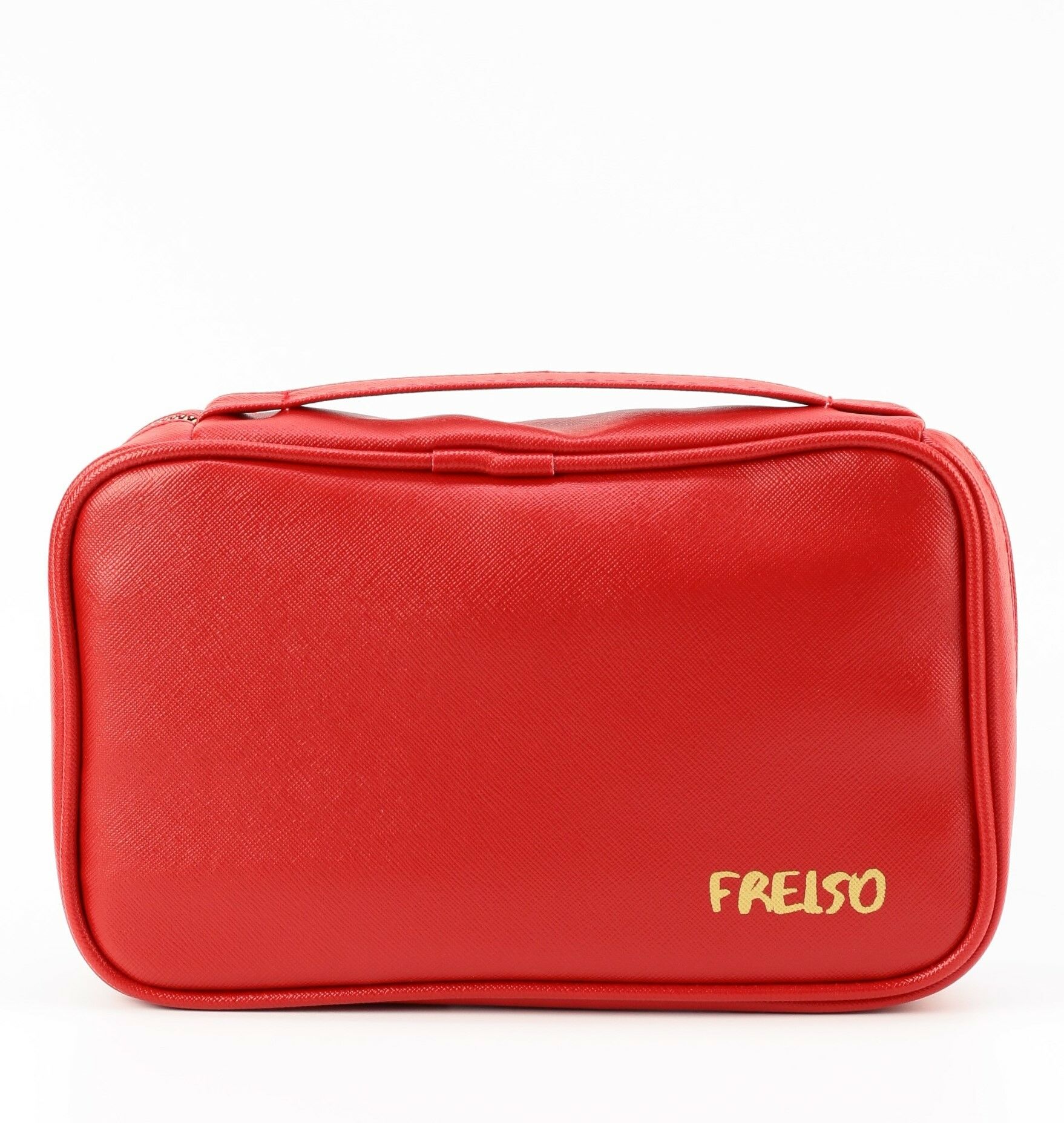 Frelso Seyahat Takı Çantası Aksesuar Organizer Mücevher Çantası - Kırmızı