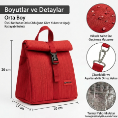 Frelso Termal Beslenme Çantası - KIRMIZI