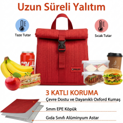 Frelso Termal Beslenme Çantası - KIRMIZI