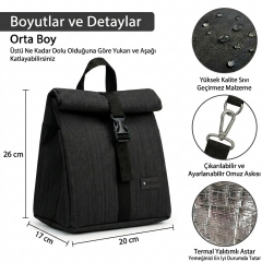 Frelso Termal Beslenme Çantası - SIYAH